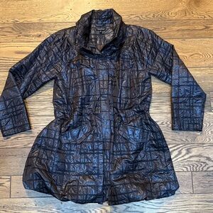 Samuel Dong Quoted Parka Dress/Coat